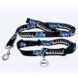 Seattle Seahawks Dog Pet Set Leash Collar ID Tag XS at Amazon.com