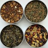 Heavenly Tea Leaves Afternoon Tea Sampler - 4 Bestselling Cans - Approximately 25 Servings of Tea Per Can