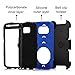 Galaxy S6 Edge Case, MeKo® Shockproof Rugged Hybrid Heavy Duty Full Protective Samsung Galaxy S6 Edge Case with Belt Clip Holster Kickstand (Blue)