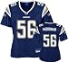 Shawne Merriman Navy Reebok Premier San Diego Chargers Women's Jersey - X-Large