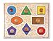 Melissa & Doug Large Geometric Knob Puzzle