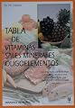 Tabla de vitaminas, sales minerales, oligoelementos (Spanish Edition)