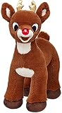 Build a Bear Workshop Rudolph Red Nosed Reindeer 50th Golden Anniversary Limited Edition 15 in. Stuffed Plush Toy Animal