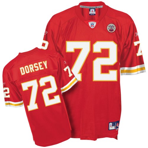 Reebok Kansas City Chiefs Glenn Dorsey Premier Jersey Medium