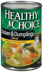 Healthy Choice Chicken & Dumplings Soup, 15-Ounce Cans (Pack of 12)