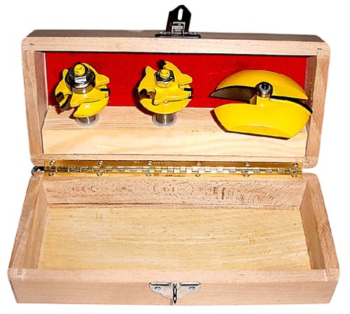 Yukon Tool YTRB3P 3-Piece Carbide Panel Router Bit Set