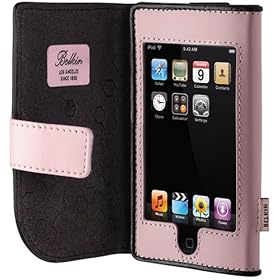 Click here to buy Belkin Leather Folio Case for iPod touch (Pink Chocolate Brown) by Belkin.