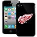 Detroit Red Wings iPhone 4 and 4S Case: Black Shell