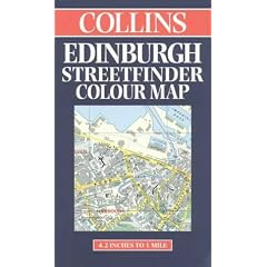 Collins Edinburgh Streetfinder Colour Map
