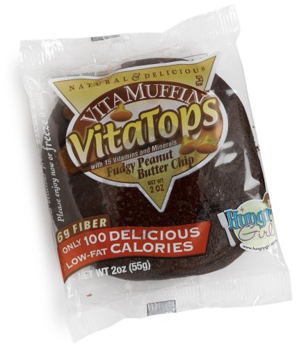 Vitalicious Fudgy Peanut Butter Vita Tops , 2-Ounce Units (Pack of 24)