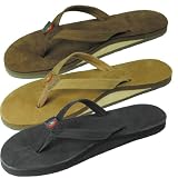 Rainbow Sandals - Womens Premier Leather Single Layer Narrow Strap