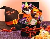 Happy Halloween Gift Box with Plush Kitty Cat