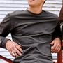 American Apparel Fine Jersey Long Sleeve T-Shirt