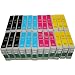 WANTMOREINK 24 MultiPack Compatible Ink Cartridges (6 SETS) for Epson D120 D78 D92 DX4000 DX4050 DX4400 DX4450 DX5000 DX5050 DX6000 DX6050 DX7000 DX7400 DX7450 DX8400 DX8450 and DX9400F S20 SX100 SX105 SX110 SX115 SX200 SX205 BX300F SX400 SX405 SX600FW BX600F B40W S21 SX110 SX115 SX410 SX415 SX510W SX515W SX210 SX218 Printers Supplied by Delcomcomputers & Wantmoreink