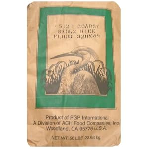 Brown Rice Flour - Bulk 50 Pound Bag by Honeyville Farms