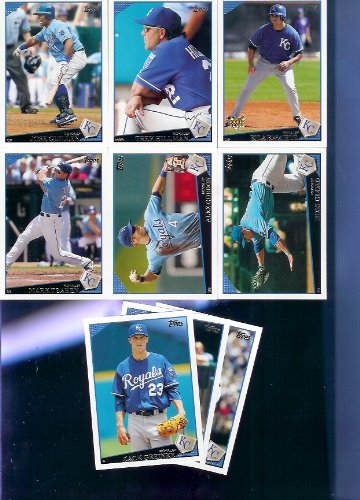 2009 Topps Kansas City Royals Complete Team Set -21 Cards ( Includes all cards from both Series 1 & 2 Topps !!) - Includes Guillen, Alex Gordon, Greinke, Billy Butler and More!