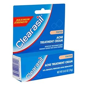 Clearasil Maximum Strength Acne Treatment Cream, Tinted .65 oz Clearasil Maximum Strength Acne Treatment Cream, Tinted - .65 oz