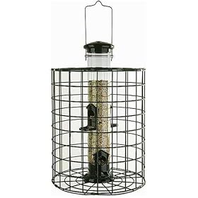 Audubon #NATUBE3 Squirrel Proof Caged Tube Type Wild Bird Feeder from Feeders & Bowls