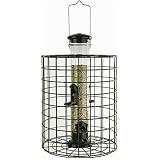 Audubon #NATUBE3 Squirrel Proof Caged Tube Type Wild Bird Feeder by Audubon