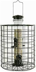 Audubon #NATUBE3  Squirrel Proof Caged Tube Type  Wild Bird Feeder