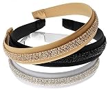 L. Erickson USA 1 Beaded Headband - 100% Silk Charmeuse