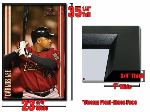 Framed Houston Astros Mlb Carlos Lee Poster Fr4503