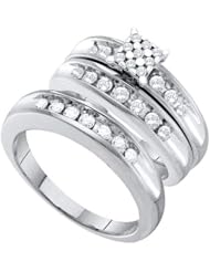 0.74CT DIAMOND FASHION TRIO SET