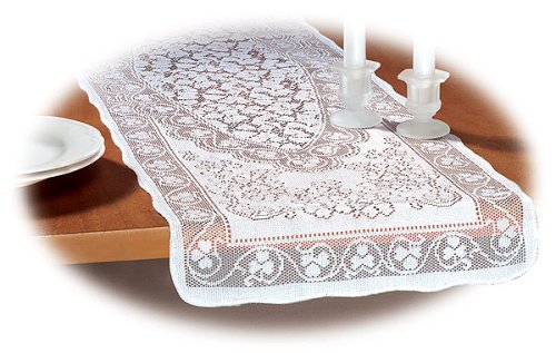 Childrens Toyshop  Kitchen & Housewares : Shamrock Lace Table Runner