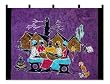 Batik wall hanging, 'Women Work Together'
