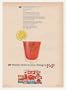 1962 F&P Tomato Juice Smiling Glass Lemon Print Ad