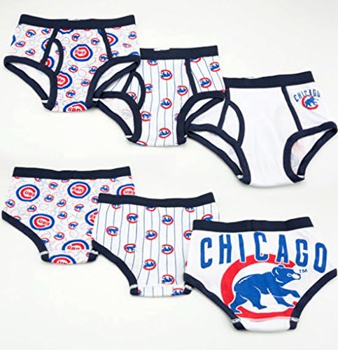Major League Baseball Kid's Three-pack of Briefs (6, CHICAGO CUBS)
