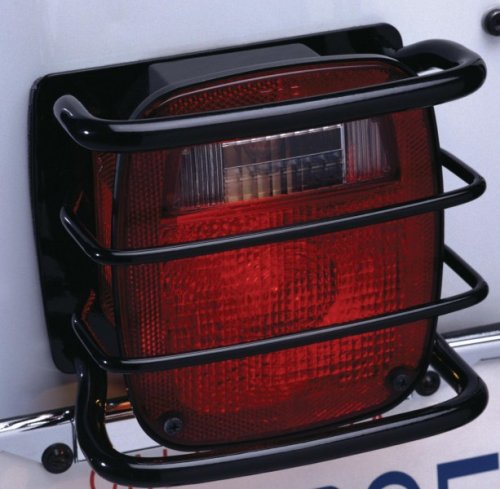 Rampage Products EuroguardsTail Light Guards - Black Powder Coat (1 Pair)JeepWrangler1987 to 2006YJ & TJ