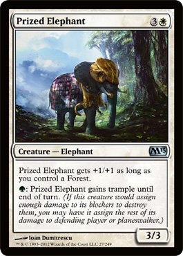 Magic: the Gathering - Prized Elephant (27) - Magic 2013