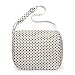Olive n Figs Quilted Messenger Bag - Black & White Polka Dots