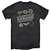 Justice League Logos Retro Premium T-Shirt