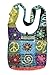 Handcrafted Razor Cut Heavy Cotton Bohemian / Hippie / Gypsy Floral Peace Bag Nepal
