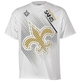 New Orleans Saints Lined Up White T-Shirt X-Large
