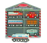 51X3f0krbKL. SL160  Melissa & Doug Wooden Train Cars Set
