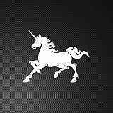 Sticker Unicorn Specialty Permanent Lasting Teens room Weatherproof White (30 X 22.8 In)