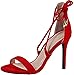 Shoe Republic LA Women's Monna Sueded Ankle Wrap Heeled Sandal