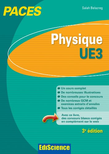 Physique-UE3 PACES - 3e éd. Physique-UE3 PACES - 3e éd.