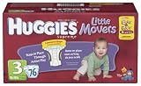 Huggies Supreme Little Movers Big Pack Size 3, 76-count Box