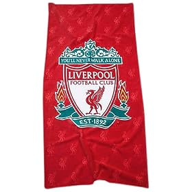 Zap Liverpool Red Crest Printed Towel