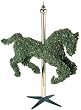 50" Pre-Lit Topiary Rocking Horse With 300 Clear Lights By GKI #179627