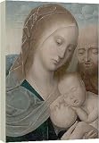Box Canvas Print of Virgin and Child with St Joseph from Nottingham Prints