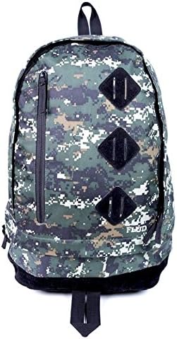 FLUD OG 8-Bit ARMY CAMOUFLAGE BACKPACK BOOK LAPTOP SCHOOL BAG