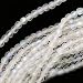 Czech Glass Druk Round 4mm Crystal Ghost (100 Beads)