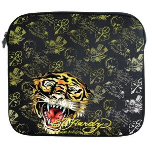 ED HARDY EC05BLLTGR Bill Tiger Small Notebook Sleeve
