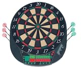 Stamm Sports, Cible de fléchettes électronique York D2200G, Beige/noire, 52 x 5 x 46 cm