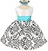 Kids Dream Girls Velvet Special Occasion Dress with Removable Sash